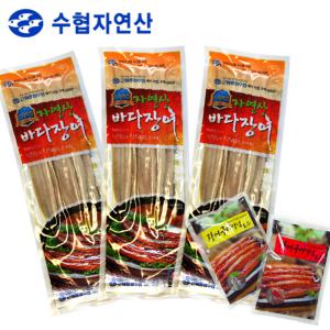 [근해통발수협] 프리미엄 자연산 바다장어 240g(3미) x 3팩+소스