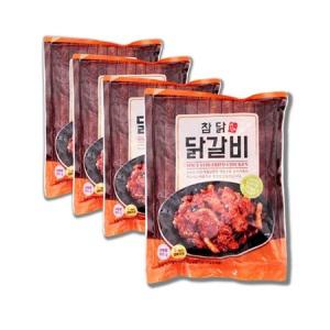 참닭 춘천형 닭갈비 700g x 4팩_MC