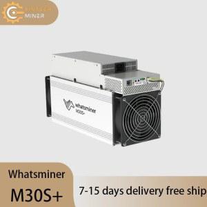 비트코인 채굴 마이크로 BT 왓스마이너 M30S 102Th/s 34W BTC 기계 SHA256 알고리즘 PSU 포함 새로운 Asic