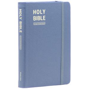 HOLY BIBLE 개역한글판 성경전서 초슬림 중 단본(색인/밴드식/우피/인디고블루)