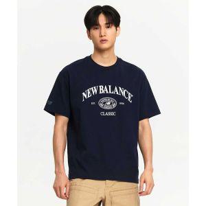 [매장정품] 뉴발란스 NEW BALANCE NBNEE3A113 / UNI 헤리티지 반팔티 네이비