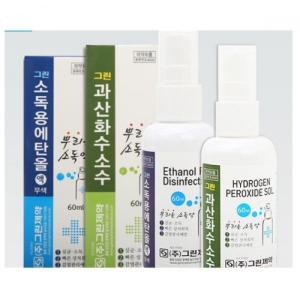 상처소독약 과산화수소 소독용에탄올 뿌리는소독약 과산화수소3% 에탄올 상처소독약 소독용에탄올 과산화수