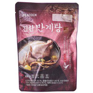 부담없이 즐기는 피코크 냉장 진한 반계탕 600g (반품불가)