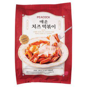 매콤한 감칠맛 피코크 냉장 매운 치즈떡볶이 635g (반품불가)