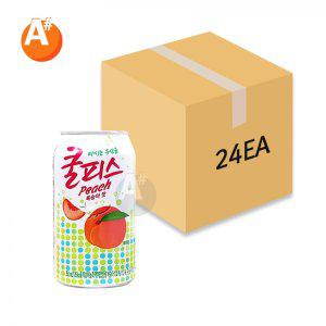 쿨피스 복숭아맛 350ml 캔 24개입 (1BOX)