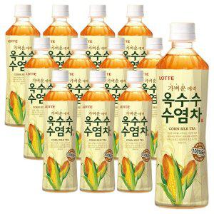 롯데 옥수수수염차 500ml 12PET