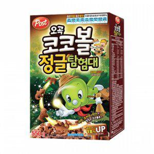 어린이간식 씨리얼과자 코코볼정글탐험대 550g