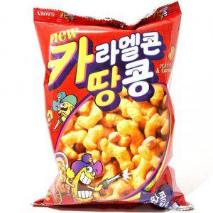 크라운 카라멜콘땅콩 72g X 16개 (행사상품)