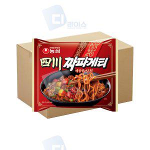 농심 사천짜파게티 137g 32봉 사천짜장 짜장라면 봉지