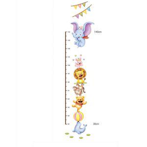 아기 코끼리 데코 어린이 신장계 완구 키재기 스티커