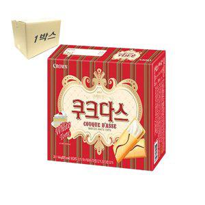 크라운 쿠크다스 화이트 토르테 288g 10개 1Box 간식