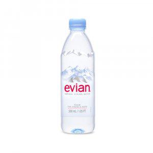 미네랄워터 생수 롯데칠성 에비앙 500ml X 24PET (반품불가)