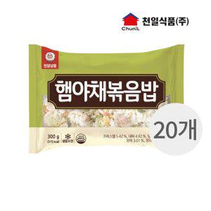 천일 냉동 간편식 즉석 햄 야채볶음밥300g x20개 (반품불가)