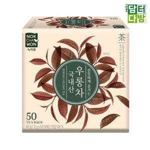 녹차원 국내산 우롱차 50티백 X3