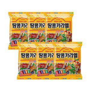 크라운 땅콩 카라멜 324g 6개 1Box 사무실 간식