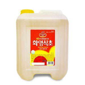 대상 쉐프원 화영식초 대용량 식당용 식초 15L 말통