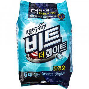 때가쏙비트 더화이트 일반드럼겸용 5kg 세제