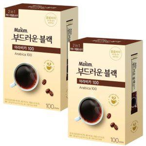 맥심 아라비카 부드러운 블랙 200T(100T 2개)