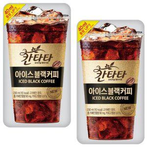 롯데 칸타타 아이스 블랙커피 230ml 20팩