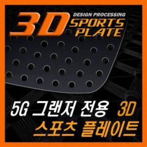 그랜져HG 3D 타공 스포츠 플레이트 몰딩 좌우 1set