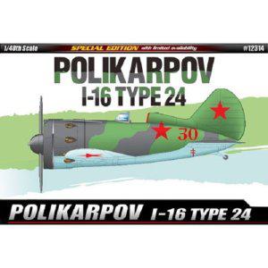 1/48 POLIKARPOV I-16 Type 24 전투기 프라모델