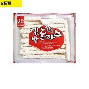 식자재 도매 유통 한맥 김밥돈까스 30개 1Kg x5개 (반품불가)