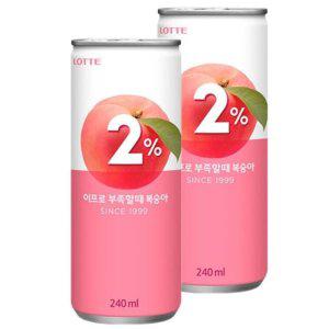 음료수 이프로부족할때 복숭아 240ML 1박스 30캔