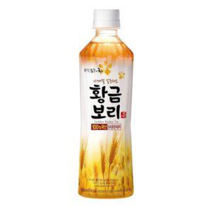 롯데칠성 음료수 황금보리 500ML 6개입 1박스