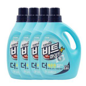 액체비트 화이트플러스 3L 용기 4묶음