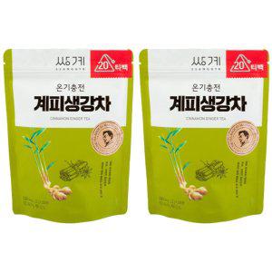 쌍계 계피생강차 40T(20T x 2개)