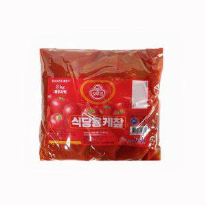 오뚜기 토마토 케찹 3KG 대용량 파우치 6EA 1BOX