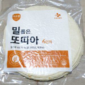 이츠웰 밀품은또띠아(6인치 12장 240g) X10 (반품불가)