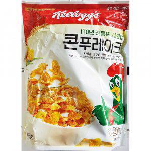 콘푸레이크 켈로그 1.2kg X4개 콘프레이크 후레이크