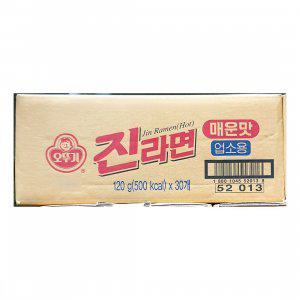 업소용 식자재 오뚜기 진라면 덕용 매운맛 120g x30