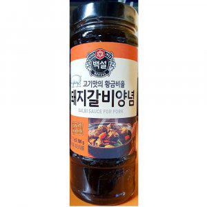 업소용 식당 식자재 재료 백설 돼지갈비양념 500g