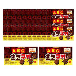 롯데 ABC 초코 쿠키 50g 32개 1Box 초콜릿 간식