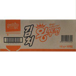 팔도 김치 왕뚜껑(컵) 110G 1박스(18입)