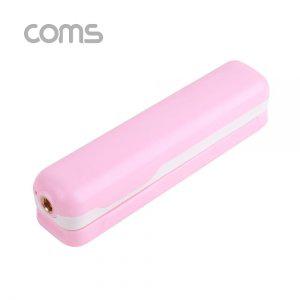 Coms 접이식 유선 셀카봉 12-53cm Pink