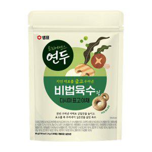 샘표 연두 비법육수링 다시마표고야채 80g x 2봉(40알