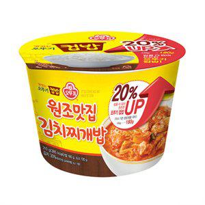 오뚜기 컵밥 원조맛집김치찌개밥 310gx6개