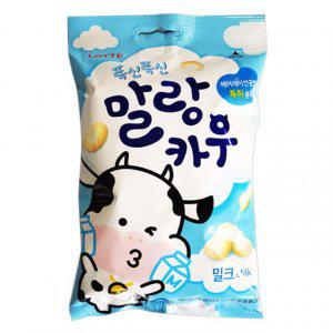 롯데 폭신폭신말랑카우밀크79g X 4개