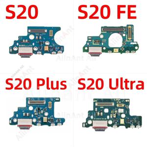 AiinAnt 오리지널 도크 USB 충전기 보드 커넥터, 충전 포트 플렉스 케이블 For Samsung Galaxy S20 Ultra Plus FE S20 + G988B G988U G986B G986U G981B G981U G781B G780F G988N G986N G981N