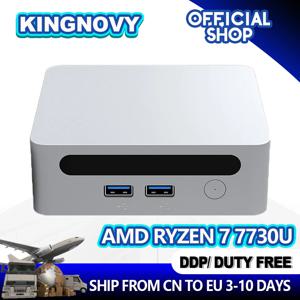 TOPTON AMD Ryzen 7 7730U 8 코어 16 스레드 미니 PC, 16GB DDR4 RAM 1TB NVME SSD 데스크탑 PC, 8K @ 60Hz 트리플 디스플레이, 와이파이 6 블루투스