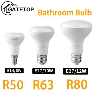 공장 직송 LED 버섯 램프, 목욕 램프, 비 스트로브 실내 따뜻한 조명, ERP2.0 라인, R50, R63, R80, E27, E14, 220V, 6W, 10W, 12W