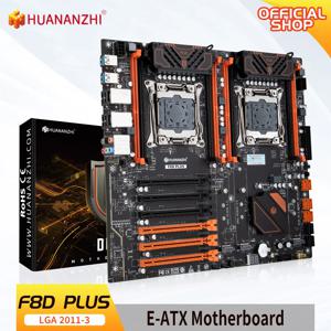 HUANANZHI X99 F8D PLUS LGA 2011-3 XEON X99 마더보드 지지대, 인텔 듀얼 CPU E5 2640 2666 2670 2696 V3 V4 DDR4 RECC NVME RU