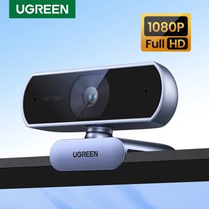 노트북 컴퓨터용 UGREEN USB 웹캠 1080P HD 미니 웹캠 웹 카메라 유튜브 줌 화상 통화용 듀얼 마이크 2K 웹캠