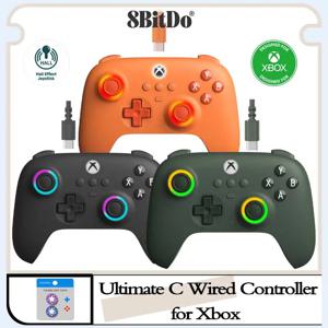 8BitDo 궁극의 C 유선 컨트롤러 USB 게임패드, 홀 효과 조이스틱, Xbox 시리즈 X, 시리즈 S, Xbox One, PC 윈도우용