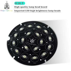 알루미늄 무대 조명 LED 파 64 광원, 18x18W RGBWA UV 6 인 1 LED 보드, 18x12W RGBW 4 인 1 LED 파 램프 비드, 18x15W RGBWA 5 인 1