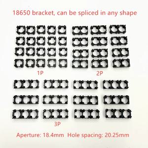 18650 배터리 안전 진동 방지 홀더 브래킷, 리튬 이온 셀 홀더, 원통형 플라스틱 케이스, 10 개, 20 개, 50 개, 100 개