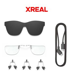 XREAL Air 2 Pro용 스마트 AR 안경 액세서리, 코 패드, 안경 후드, 1.2M 데이터 케이블, 근시 안경 프레임